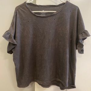 American Eagle cropped tee